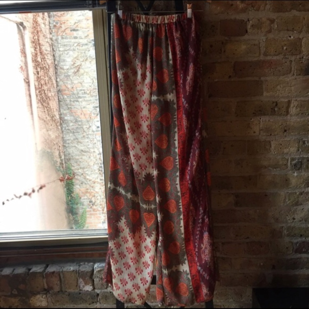 Zara Mosaic Printed Pants Palazzo